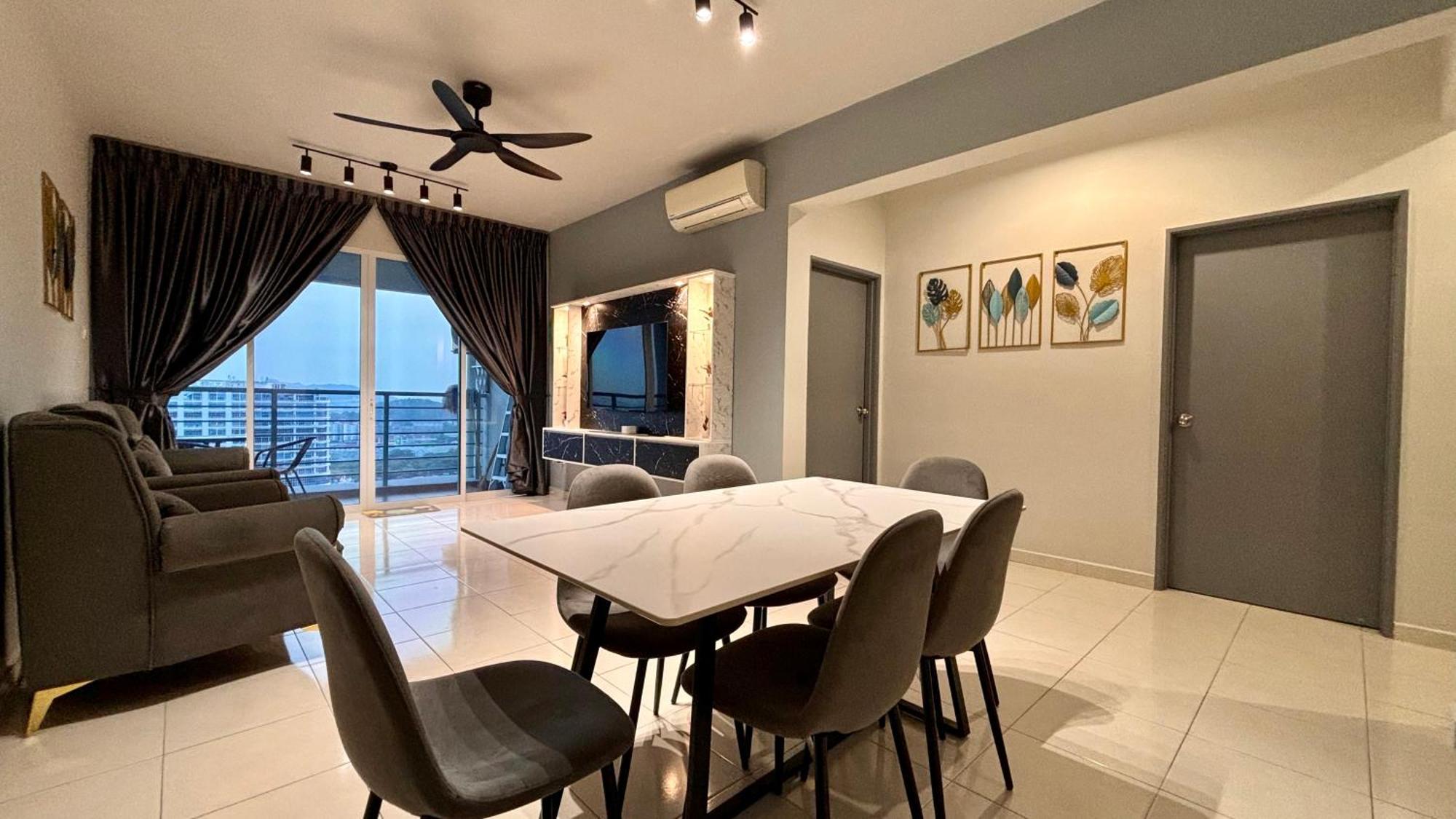 Spacious House 4r 8pax Wifi-s Pic-airport Bayan Lepas
